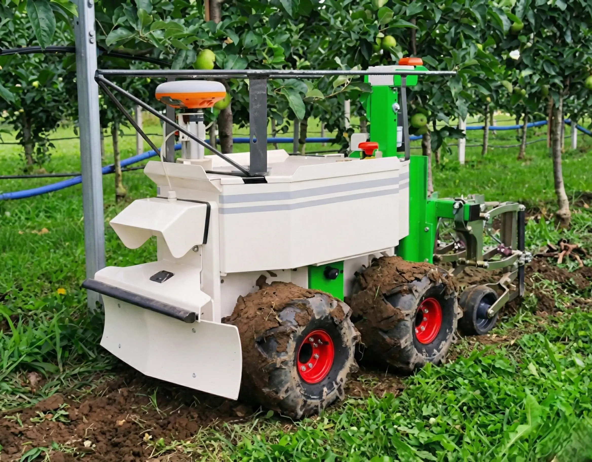 Happy operator with Open Droids equipment