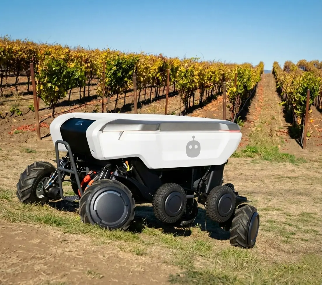 Tablet with simple map interface showing drone operation