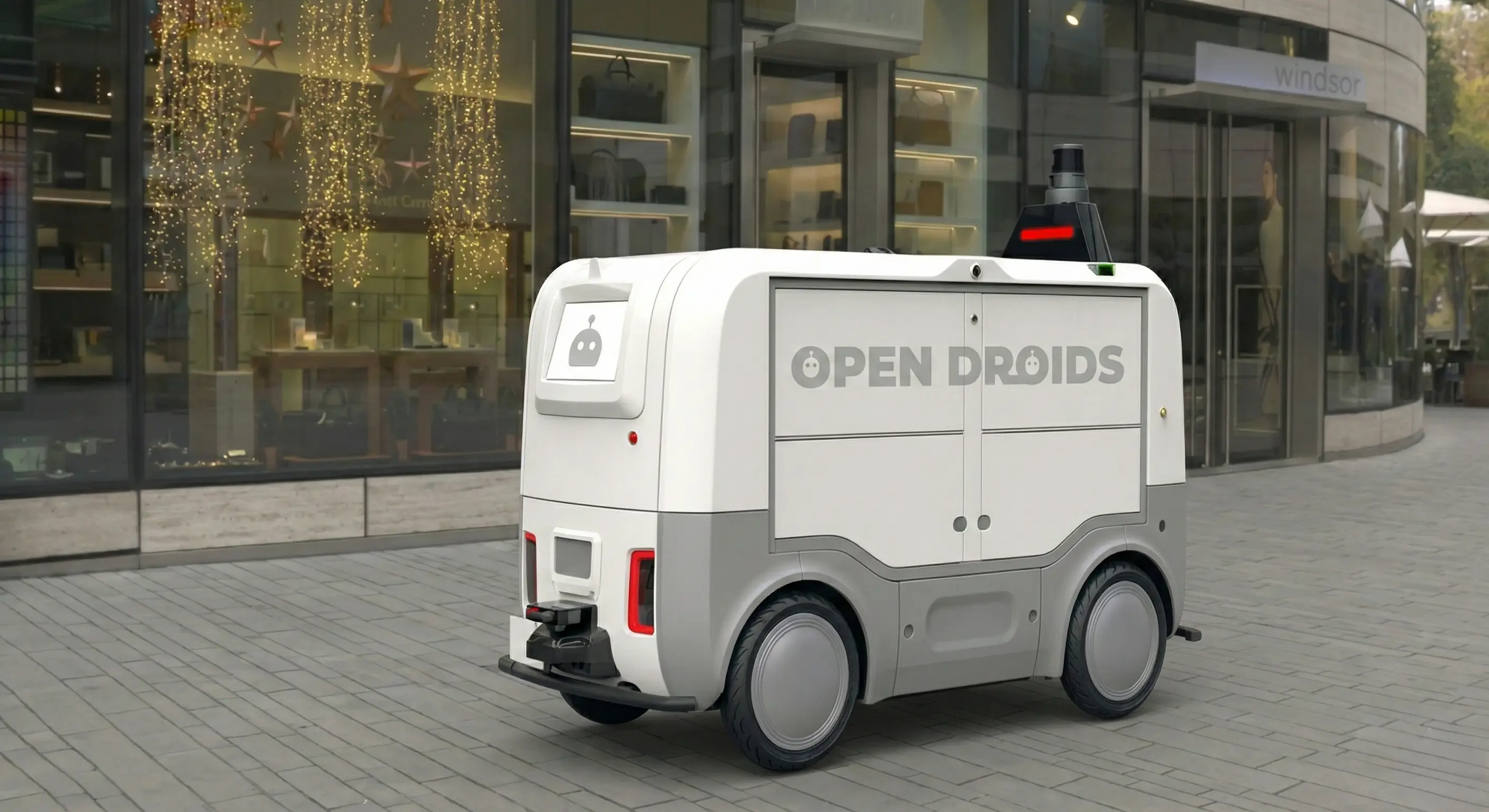 Modern warehouse with automation