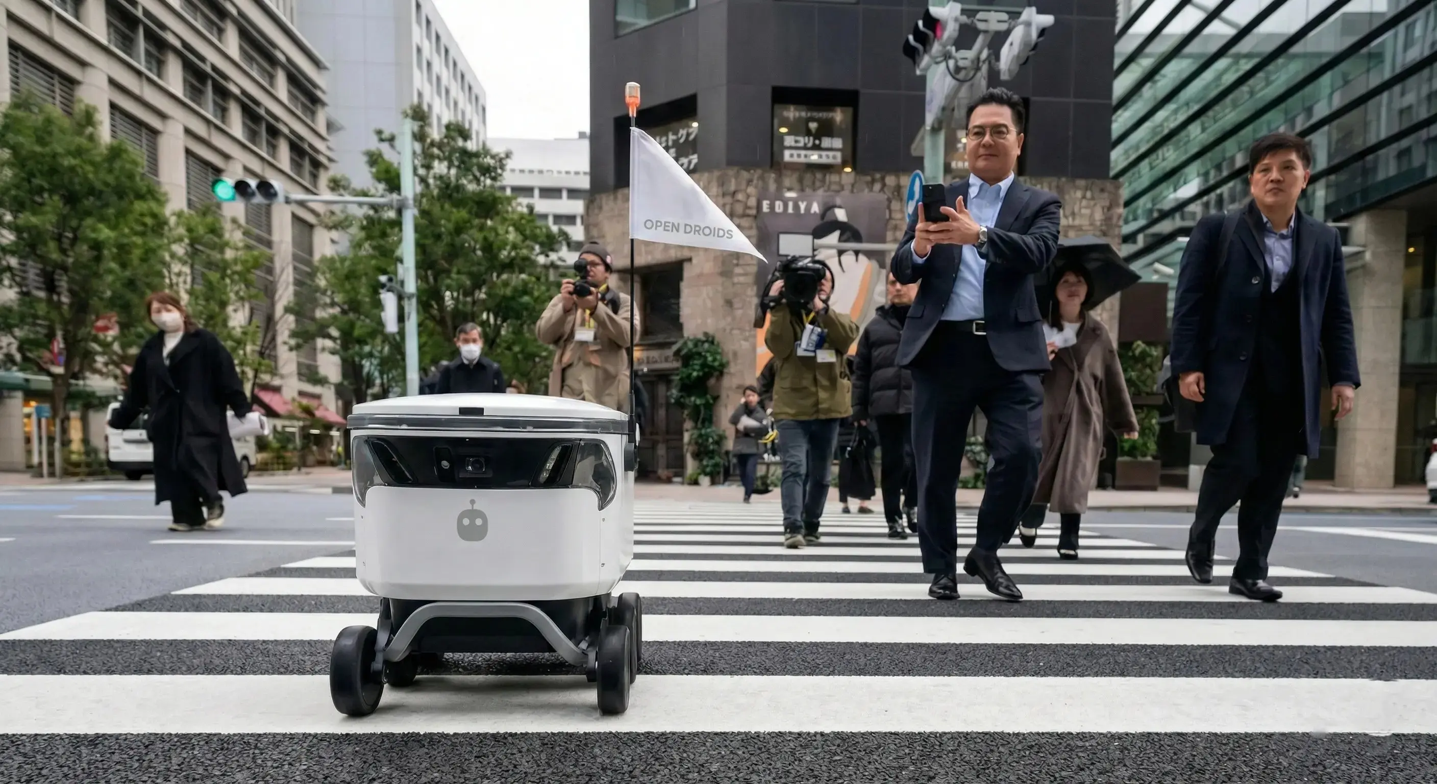 Modern warehouse with automation