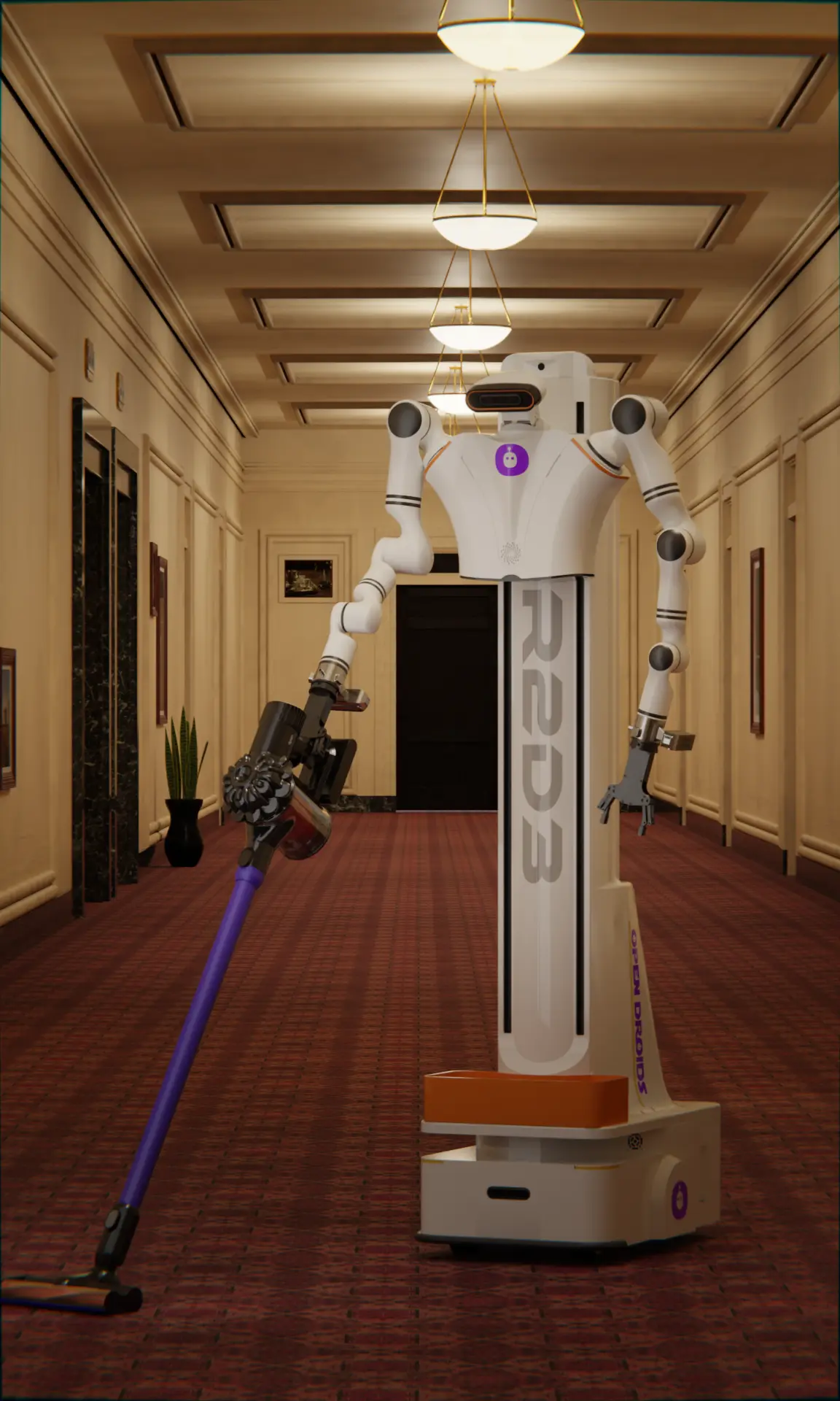 Hospitality service robots